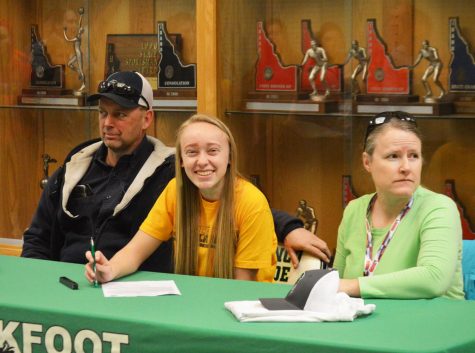 Student athlete Shakayla Morgan first to sign for Blackfoot